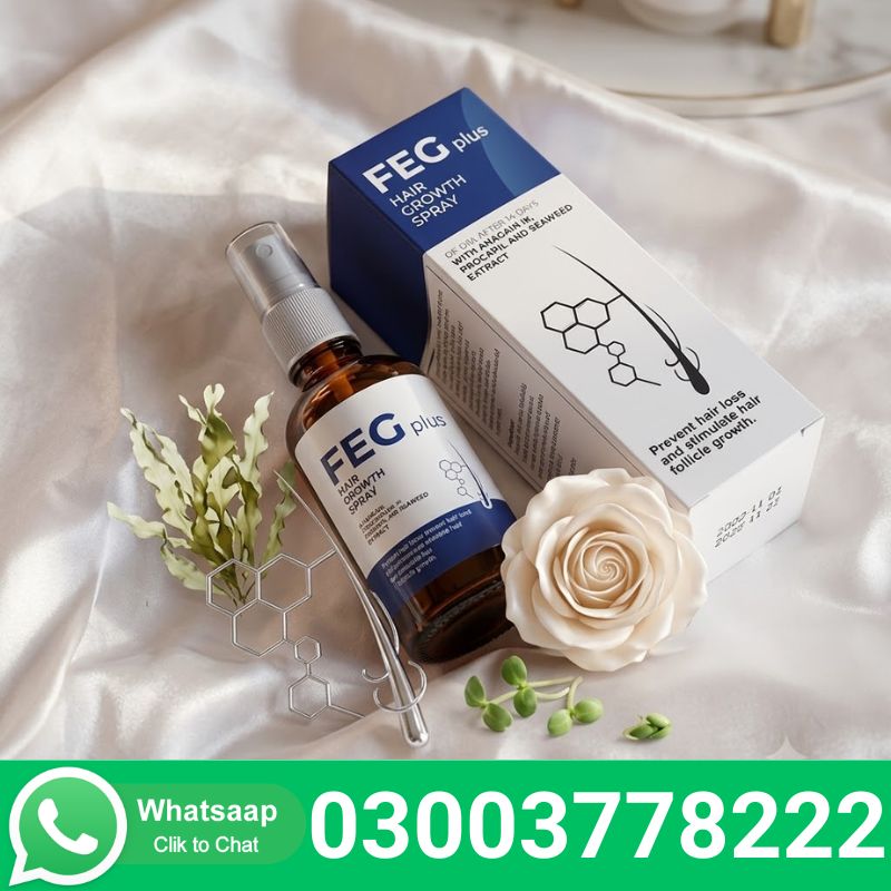 FEG Plus Hair Growth Spray 30ml 100% FEG Plus Hair Growth Spray Price Of Rs 1999 PKR