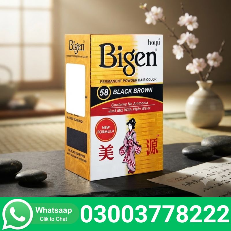 Bigen Powder Hair Color Price Of Rs 1500 PKR 100% 58 Black & Brown Available