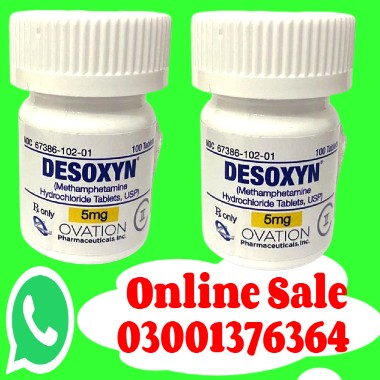 Desoxyn 5mg Tablets contain Islamabad Hydrochloride, a prescription stimulant