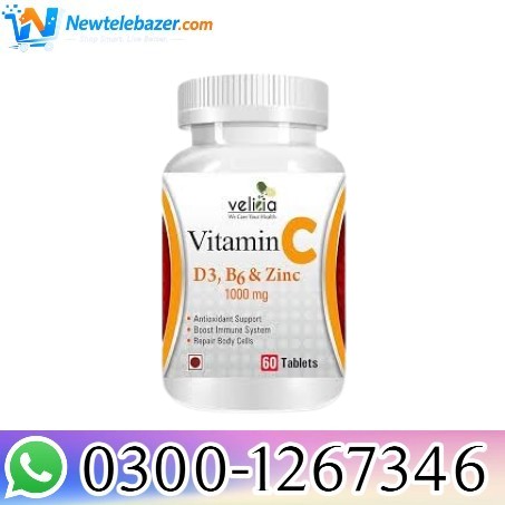 Velicia VITAMIN C D3 B6 Tablets Pakistan Lahore Multan Hyderabad