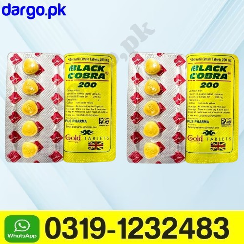   New Black Cobra 200mg Tablets in Karachi Best quality Buy Now