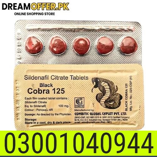 Black Cobra 125mg Tablets in Faisalabad- cash on delivery in Faisalabad