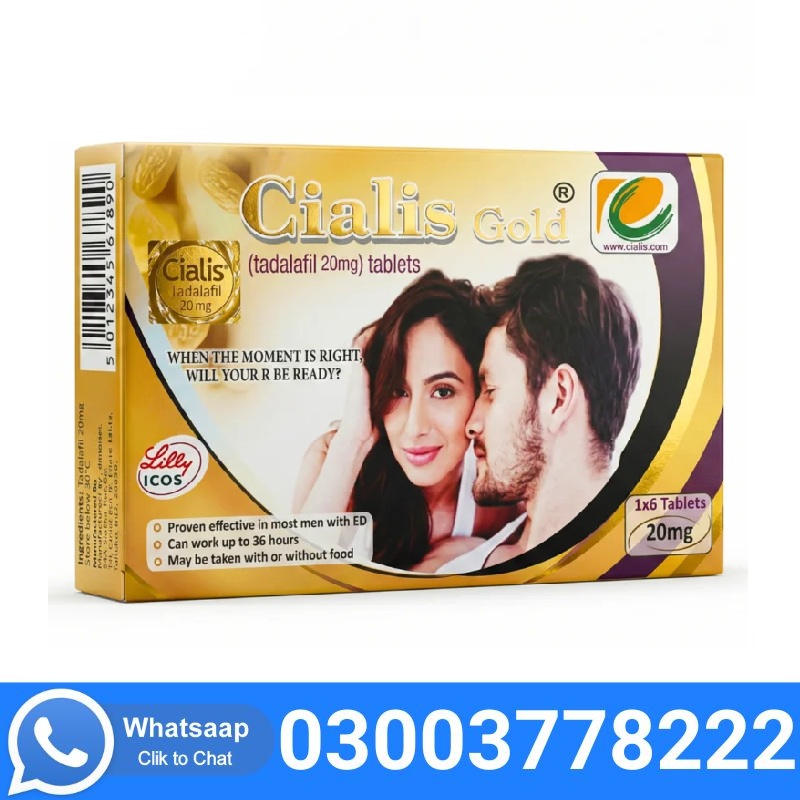 Cialis Gold 20mg 1 Pak 6 Tablets Made In UK | PakTeleShop