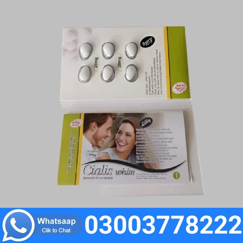 Cialis White Lilly 20mg 6 Tablets Price In Pakistan | PakTeleShop