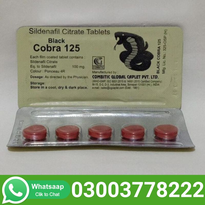 Premium Black Cobra Tablets Pakistan | Original Quality with Quick Home Delivery