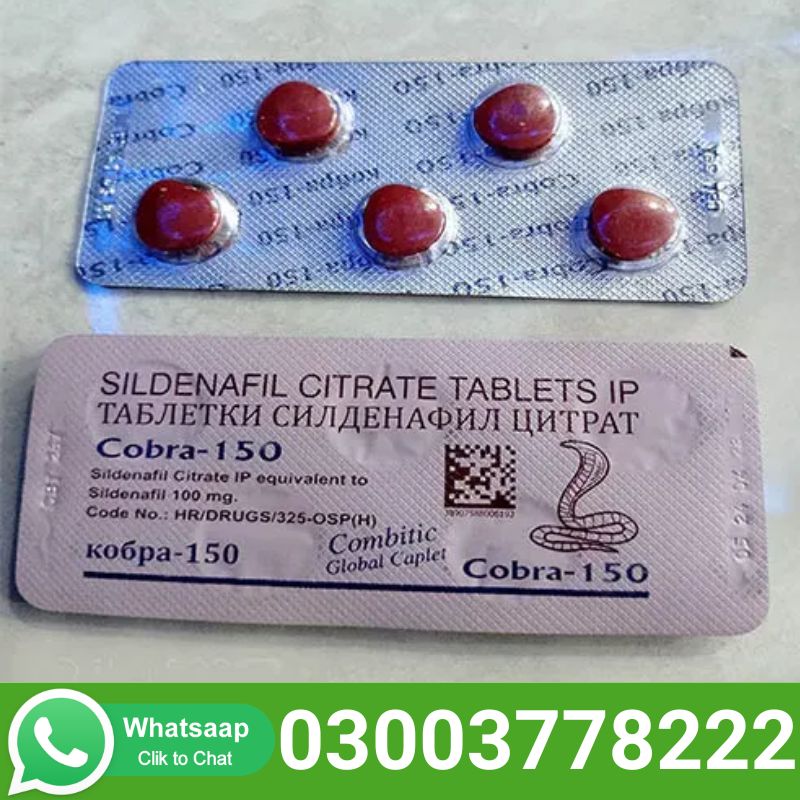 Premium Black Cobra 150mg Tablets Online in Pakistan | Genuine Imported Tablets