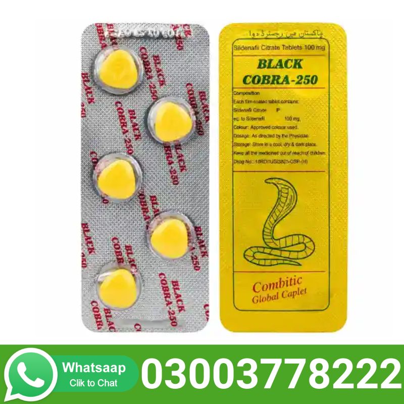 Order Black Cobra 250mg Tablets Pakistan | Authentic Imported Tablets