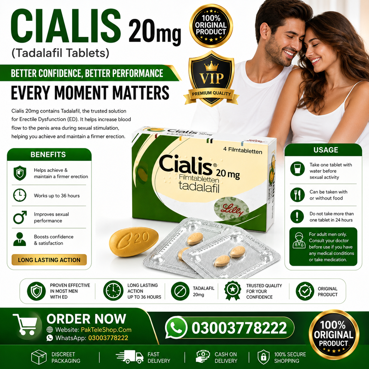 Cialis 20mg 4 Tablets Price In Pakistan - Beast Product
