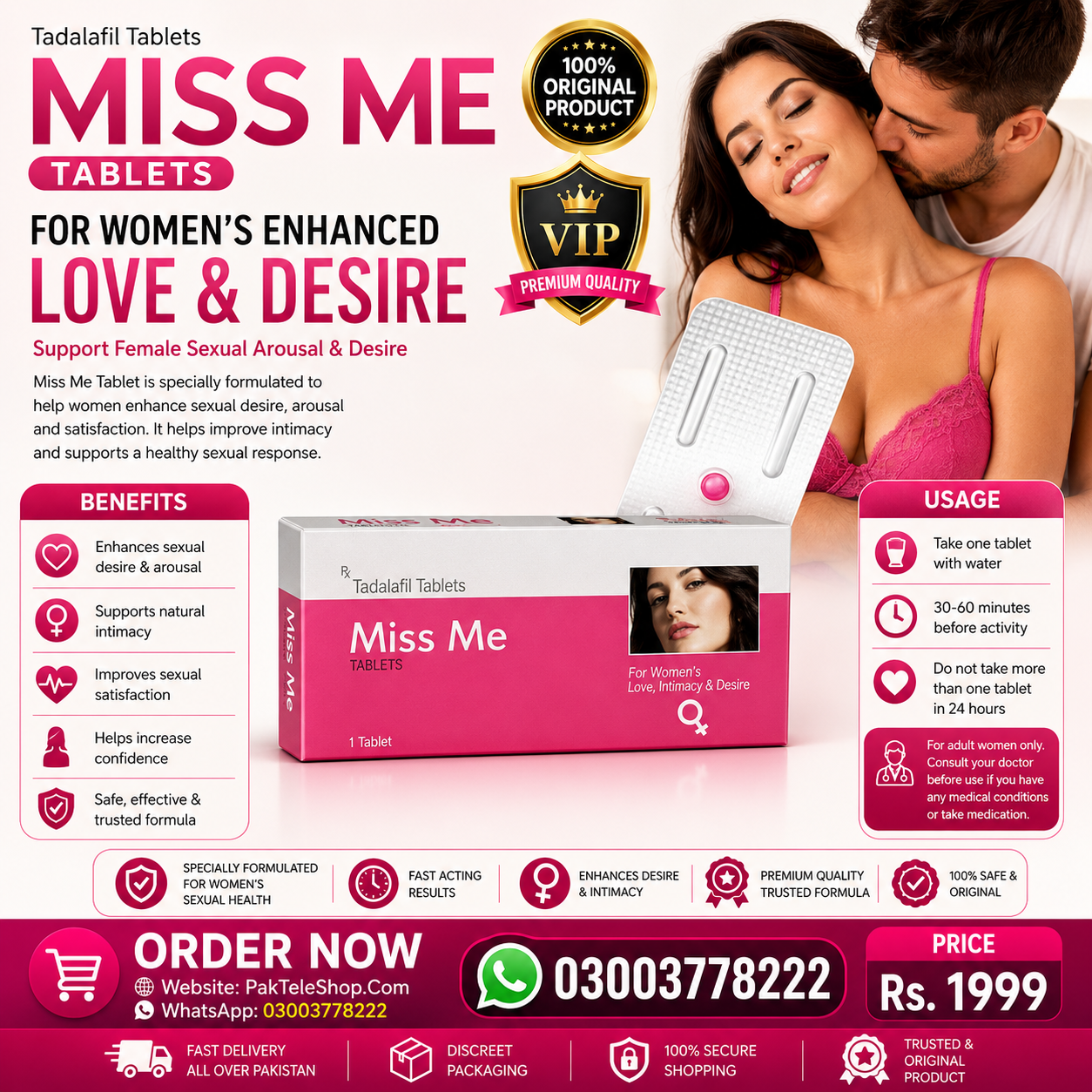Miss Me 10 Mg Tablet Price In Pakistan | Order Now PakTeleShop