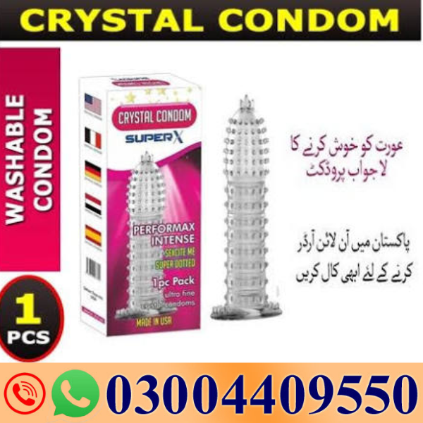 Super X Crystal Condom In Pakistan-03004409550-Darazshops.com