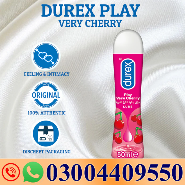 Durex Play Very Cherry Lubricant In Pakistan-03004409550-Darazshops.com