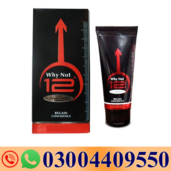 Why Not 12 Inches Cream Price In Pakistan -03004409550-Darazshops.com