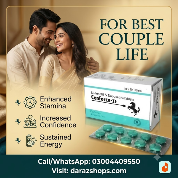 Cenforce D 100+60 Mg In Pakistan-03004409550-Darazshops.com