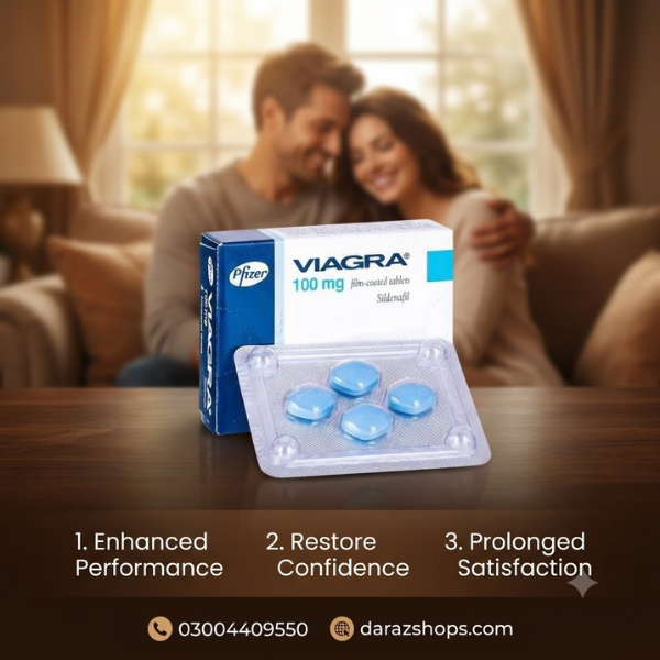 Viagra 50mg 4 Coated Tablets Price In Karachi-03004409550-Darazshops.com