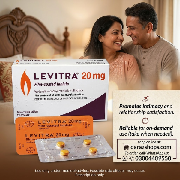 Levitra 20mg Tablets Price In Lahore -03004409550-Darazshops.com