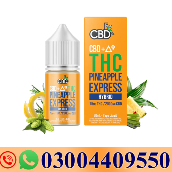 Pineapple Express CBDfx CBD + D9 THC Vape Liquid 30ml In Pakistan-03004409550-Darazshops.com