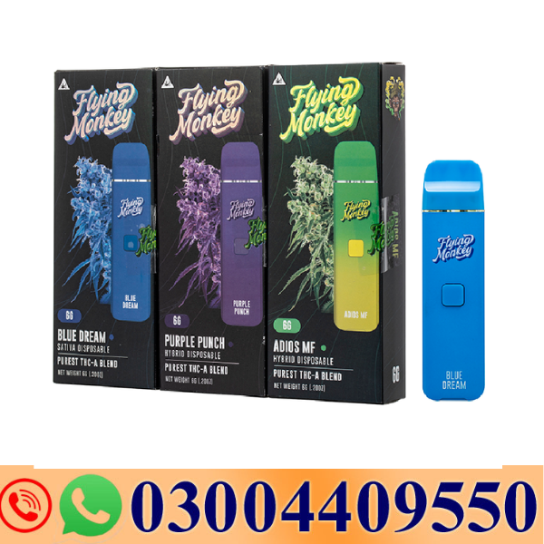 Flying Monkey Purest THC-A Blend Disposable 6G In Pakistan-03004409550-Darazshops.com