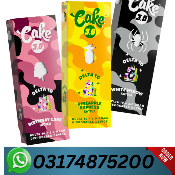 Cake Live Resin Delta 10 Cartridge | 3g Price In Pakistan-03174875200-thcvape.com.pk