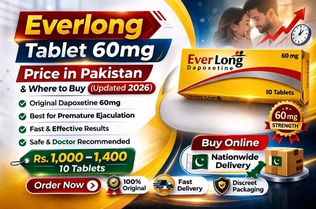 Everlong Tablets (Dapoxetine) Price in Pakistan – Buy Online