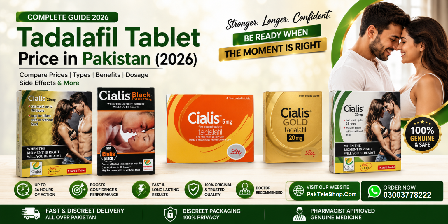 Tadalafil Tablet Price in Pakistan (2026) | PakTeleShop