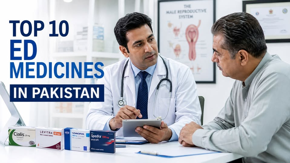 Top 10 Erectile Dysfunction Medicines Available in Pakistan – Complete 2026 Guide | PakTeleShop