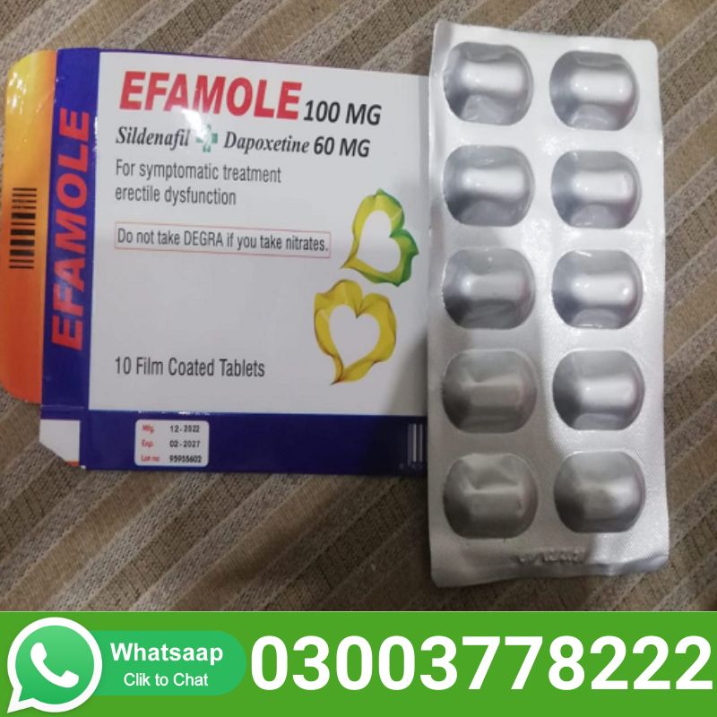 Efamole Dapoxetine Tablets – Genuine Product Available Across Pakistan