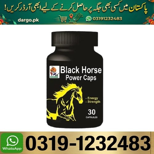  Best quality long time use  Black Horse Power 30 Capsules In Lahore Buy Now