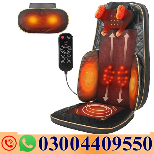 Neck and Back Massager with Heat - Shiatsu Full Back In Pakistan-03004409550 -Darazshops.com