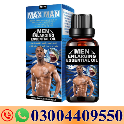 Maxman Men Enlarging Essential Oil 30 ML (Blue) In Kamalia-   -Darazshops.com