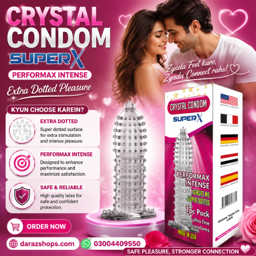 Super X Crystal Condom In Pakistan-03004409550 - Darazshops.com