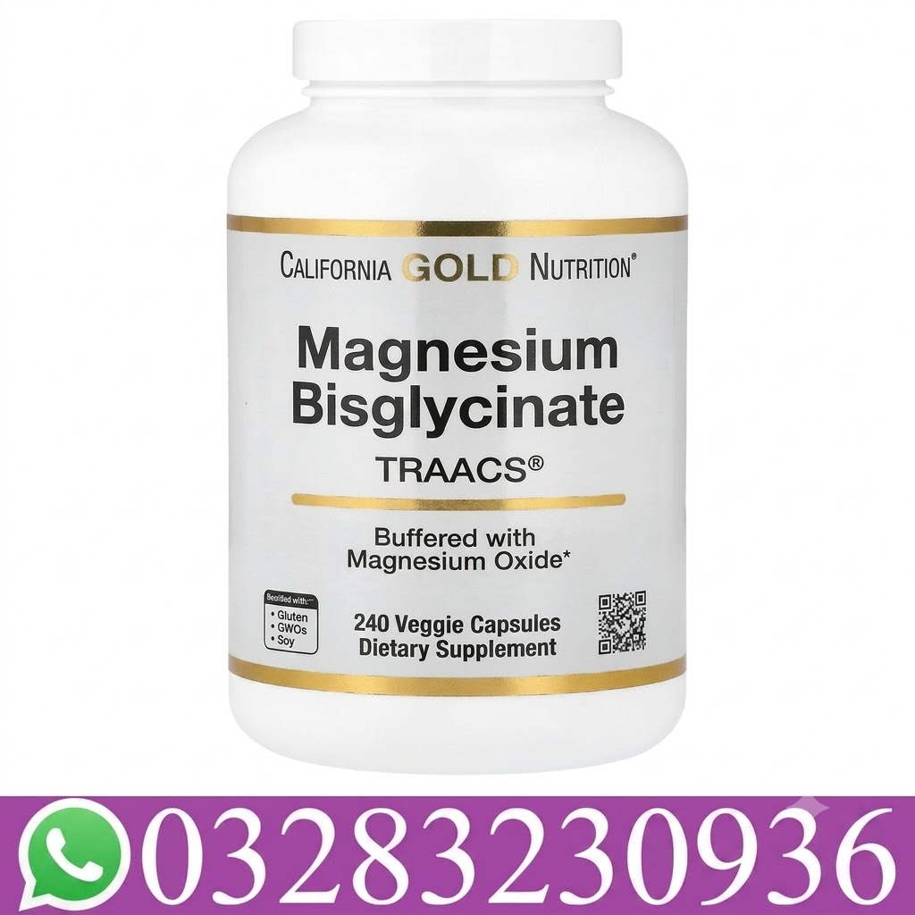 California Gold Nutrition Magnesium Bisglycinate Chelate Price in lahore