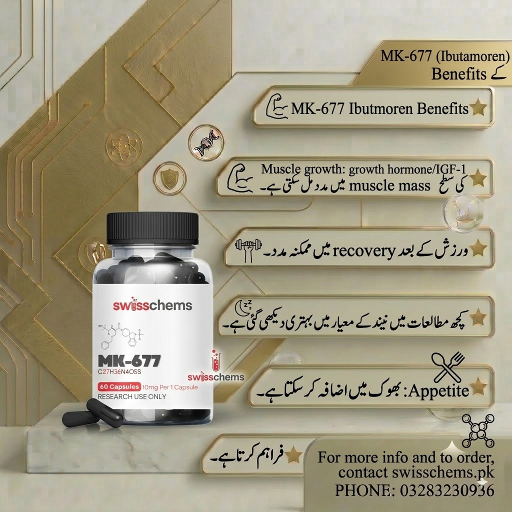 BuyNow MK-677 Ibutamoren 10mg 60 Capsules Price in Faisalabad