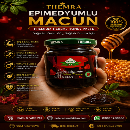 Themra Epimedyumlu Macun 240g — Turkish Honey Paste Sadiqabad Turbat Mirpur Khas