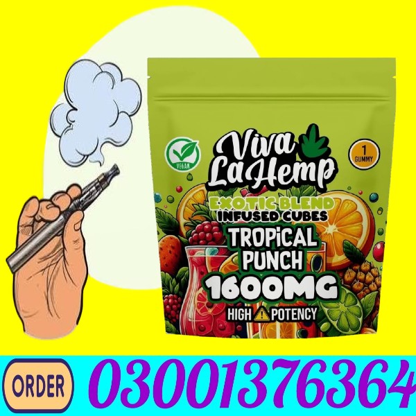 Viva-la Hemp 1600MG Tropical Punch in Faisalabad | Premium Hemp-Derived Edibles