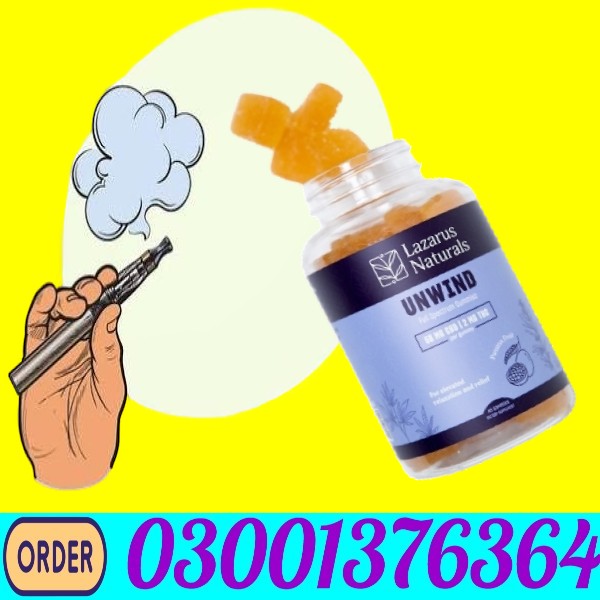 Unwind CBD+THC Gummies Lazarus Naturals In Lahore  – Buy Online Order Online