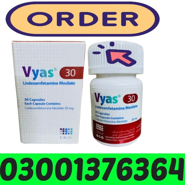 Lisdexamfetamine 30mg Tablets in Lahore – ADHD Medicine Order Online  Sale