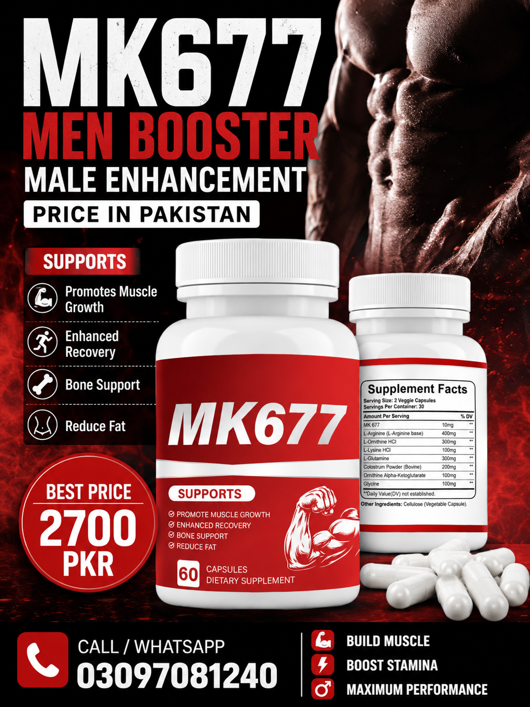 MK677 Men Booster Male Enhancement Price In Pakistan Order Now all over pakistan 