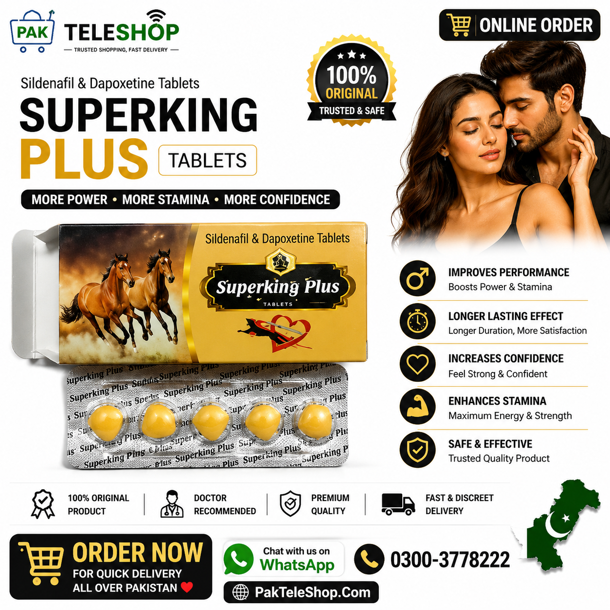 Super King Plus Tablets For Sale Price In Pakistan / PakTeleShop.com