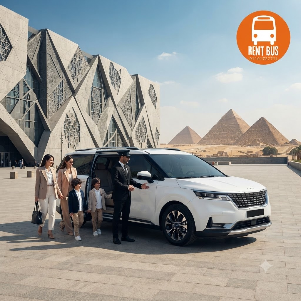 Luxury Kia Carnival 2026  Rental with Professional Driver in Cairo Egypt | VIP Family Transportation