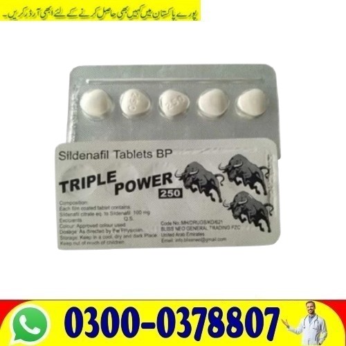 Triple power 250mg Tablet Online in Sialkot Buy Original