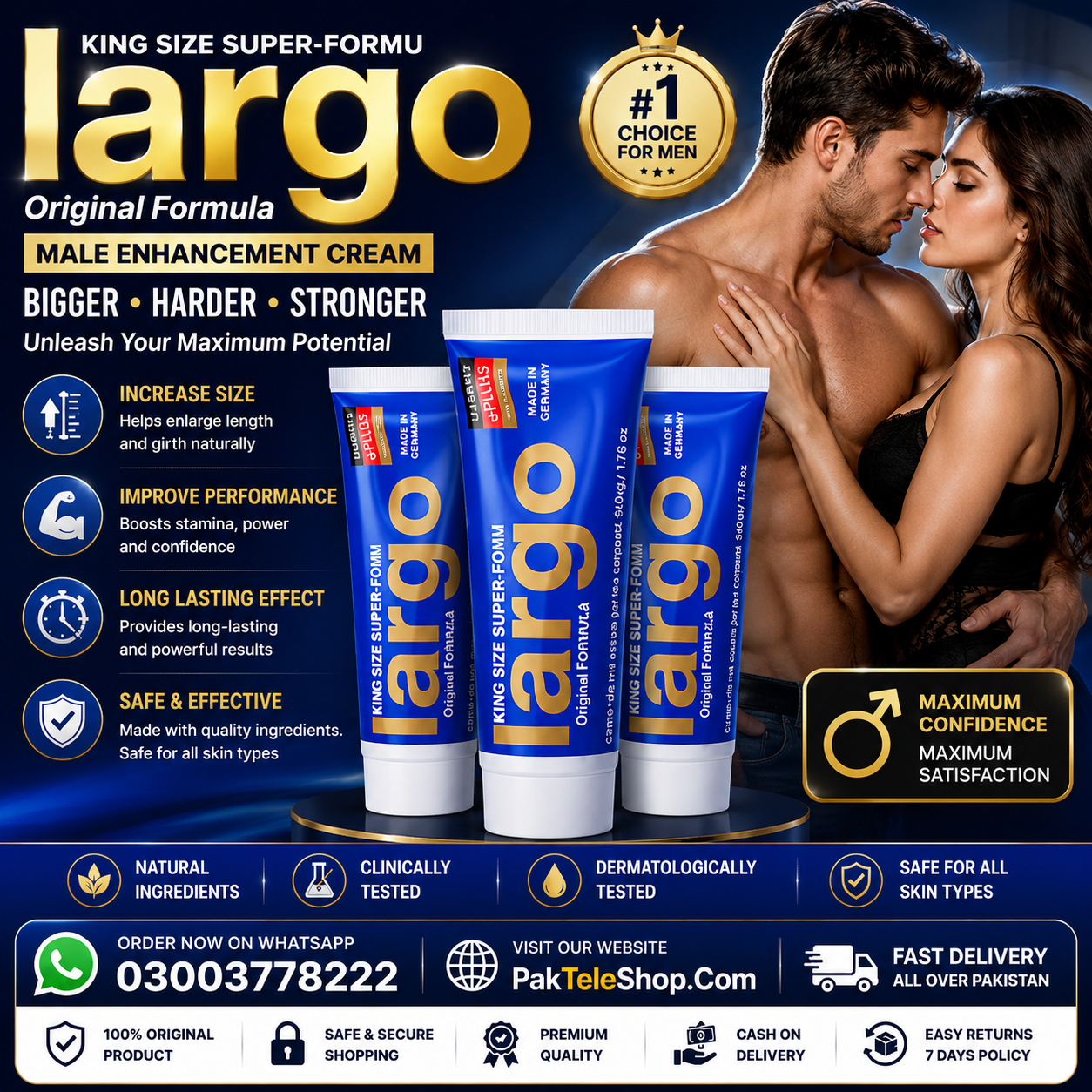 Largo Cream Price in Pakistan - Order now for quick delivery all over Pakistan