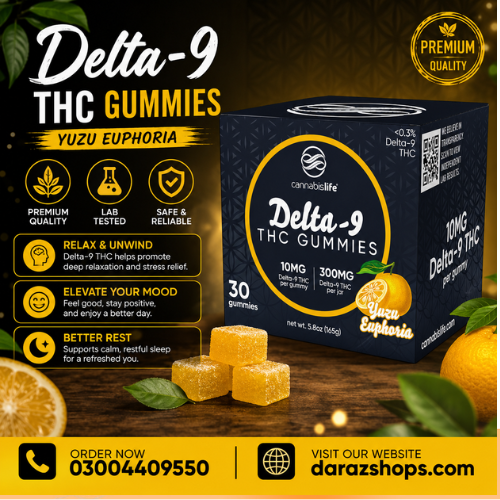 Cannabis Life | Delta-9 THC Gummies – Yuzu Euphoria | 10mg – 30ct In Pakistan- 03004409550- Darazsho