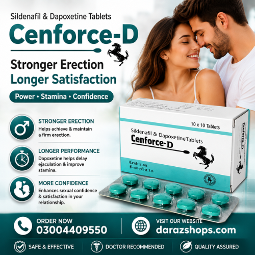 Cenforce D 100+60 Mg In Pakistan - 03004409550- Darazshops.com