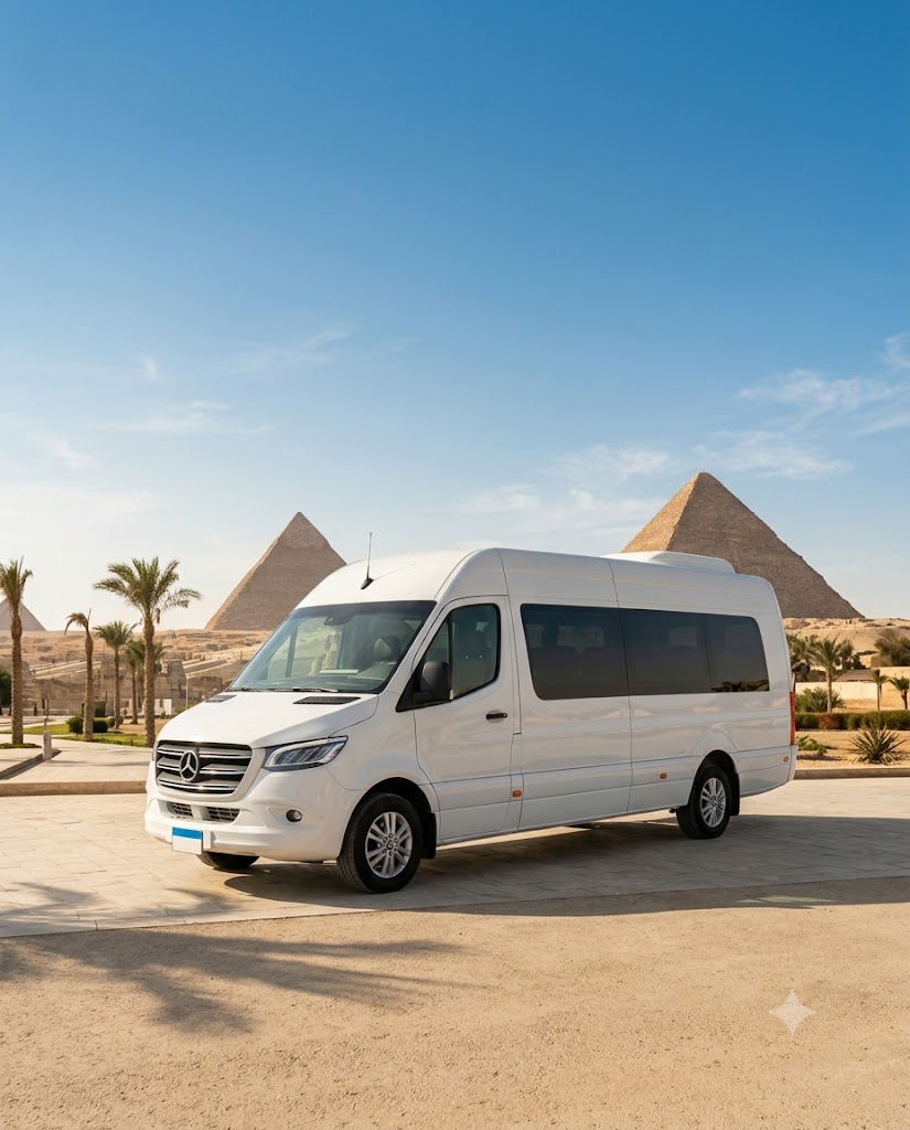 Mercedes Sprinter Rental with Driver in Egypt | Luxury Group Transportation & Airport Transfers
