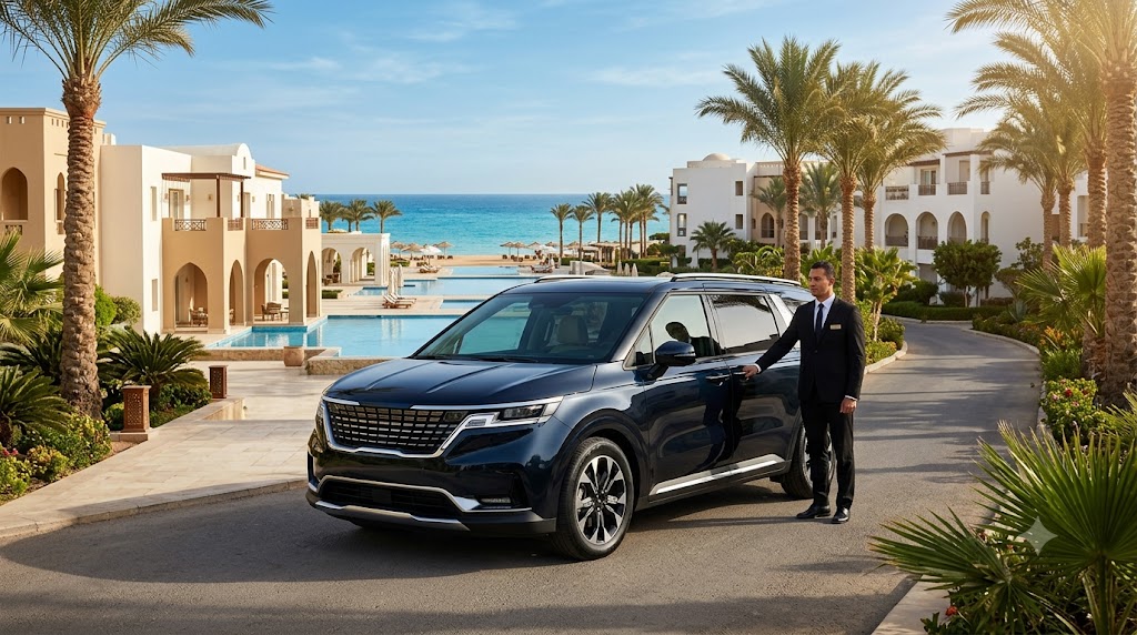 Kia Carnival 2026 Rental with Professional Chauffeur in Cairo | Premium Family Airport Transfer 