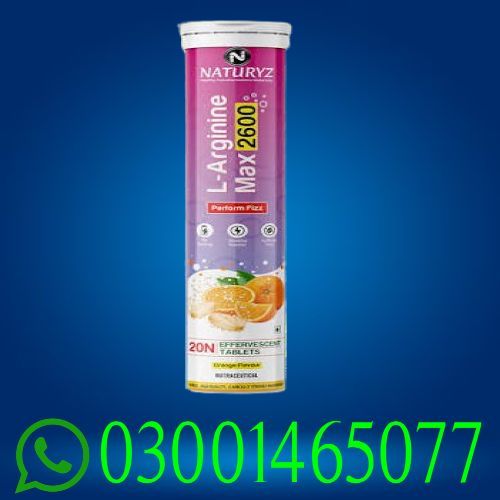 Naturyz L-arginine Max 2600 Effervescent Tablets In Pakistan Pakpattan Dera Ismail Khan Jacobabad 