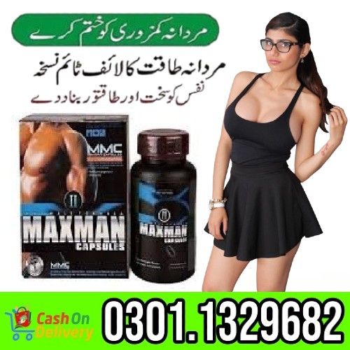 Maxman capsules in Pakistan contain natural ingredients for safe and effective effects. 