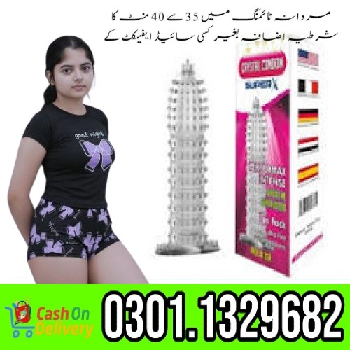 "Crystal Washable Condom & Reusable In Pakistan" Is A Splendid Penis Sleeve For Men. It Can Be Used 