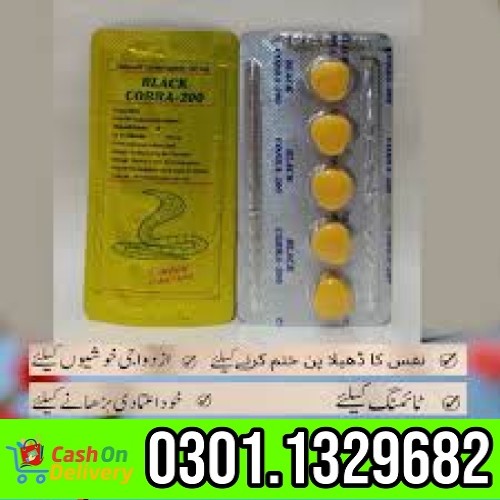  Black Cobra Tablets Price in Pakistan work effectively by inhibiting the substance cGMP that disrup