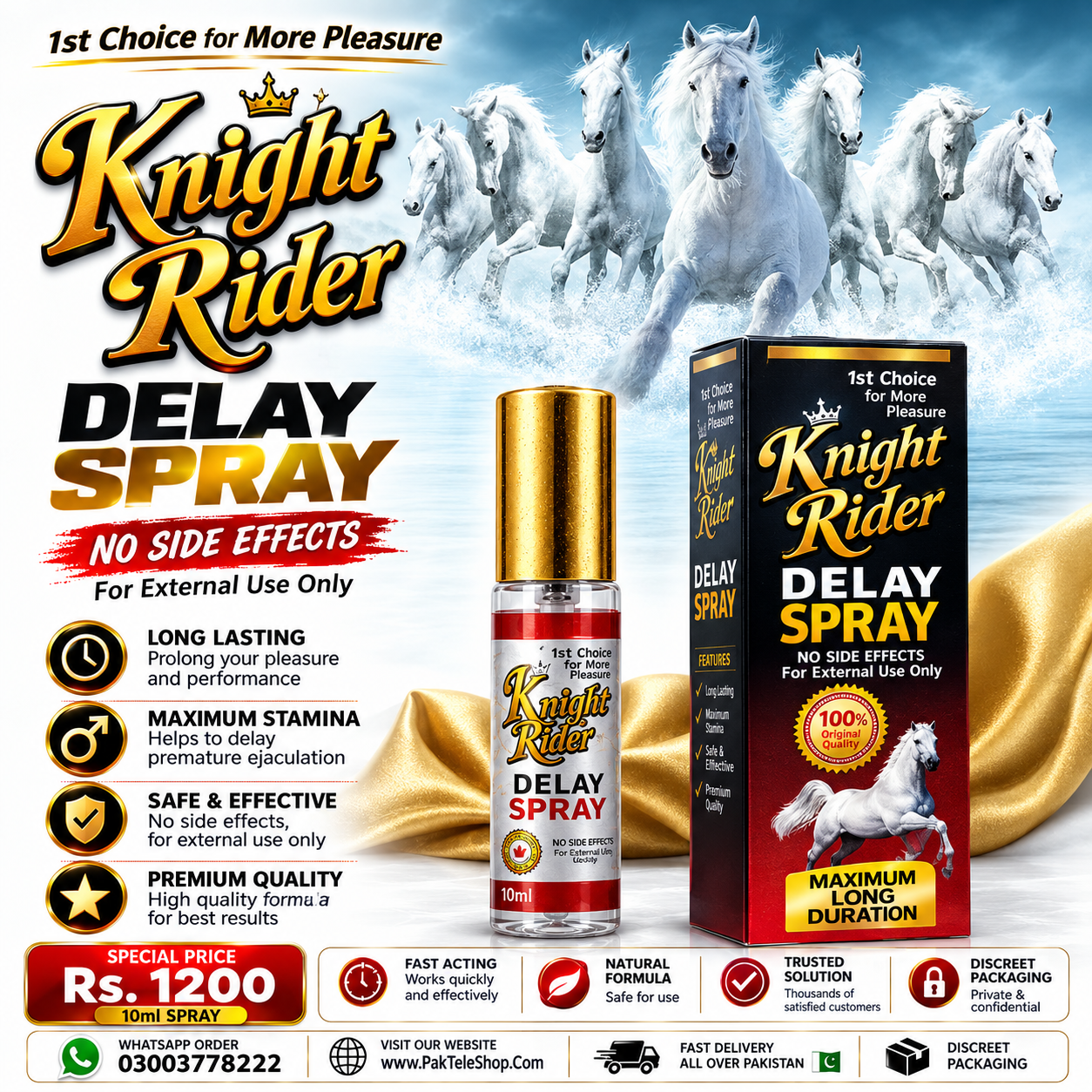 Order Knight Rider Delay Spray Online Price In Pakistan